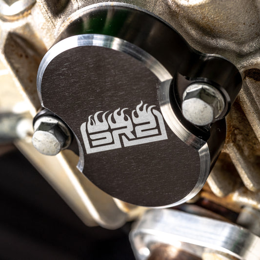 FLAMES TAPPET COVERS - BLACK - KLX110L