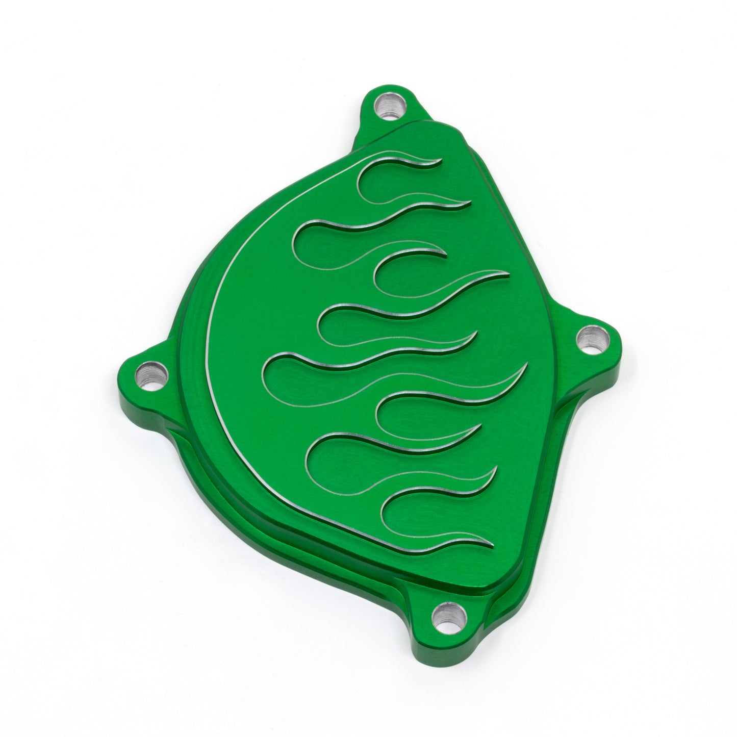 FLAMES CAM COVER - GREEN - KLX110L