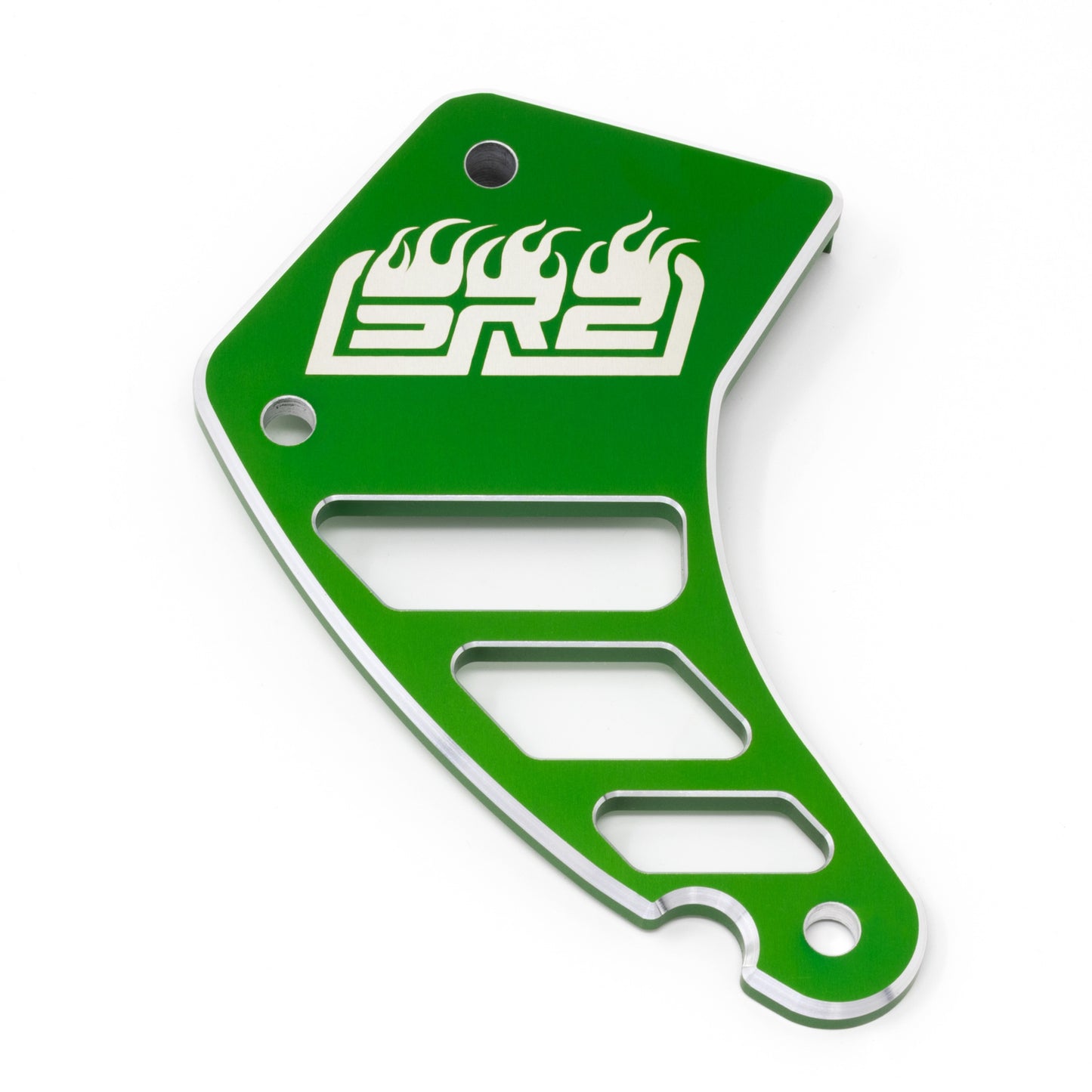 FLAMES SPROCKET GUARD - GREEN - KLX110L