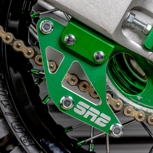 SR2 CHAIN GUIDE - GREEN - KLX110L