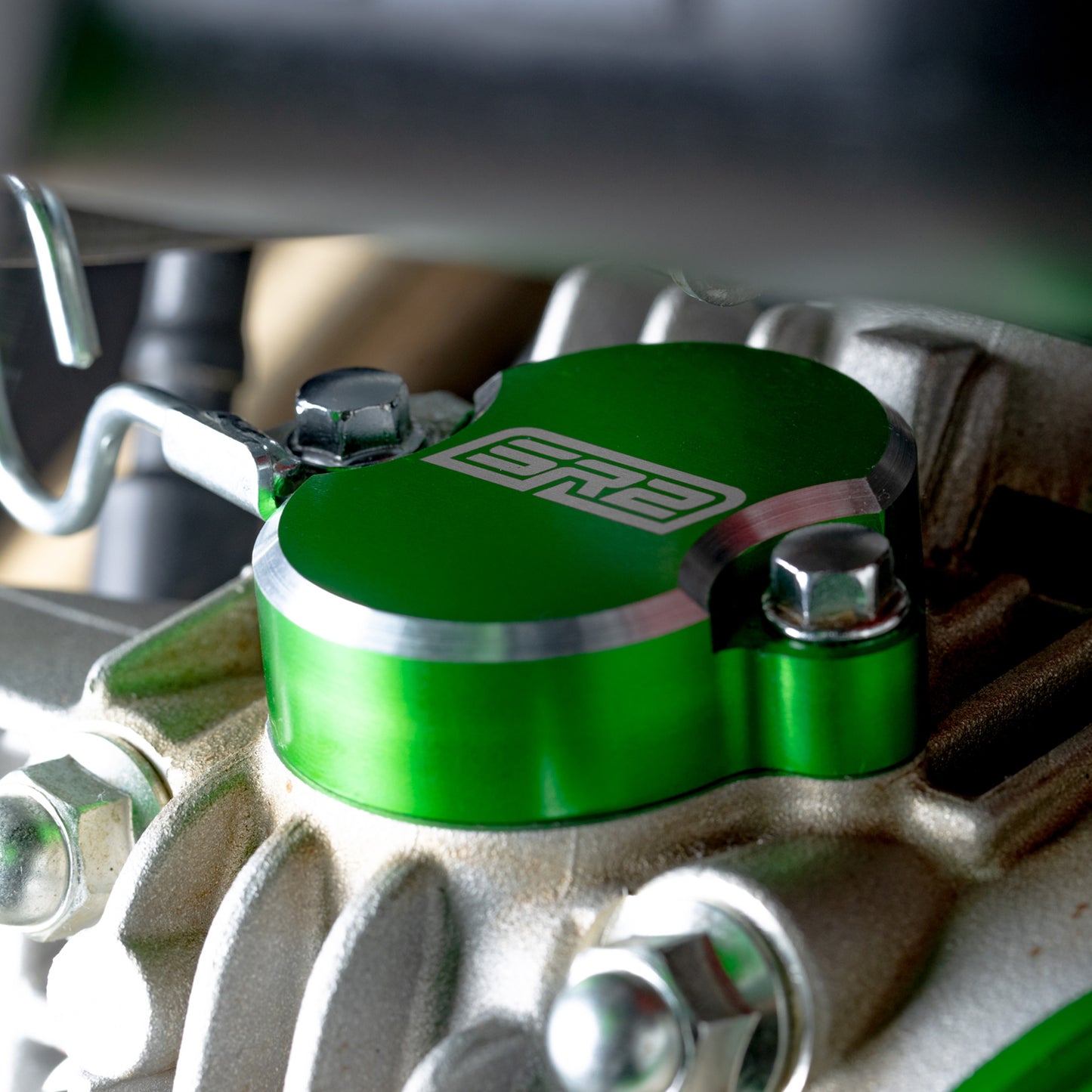 SR2 TAPPET COVERS - GREEN - KLX110L