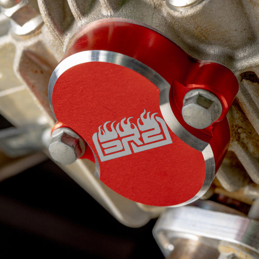 FLAMES TAPPET COVERS - RED - KLX110L