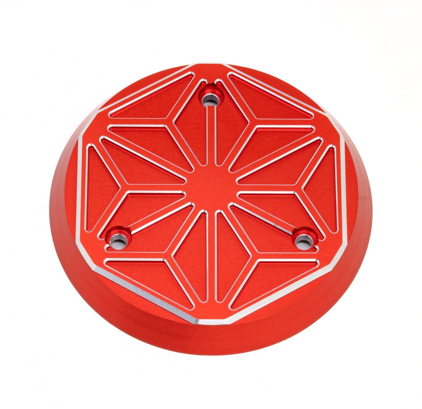 MACH ENGINE SIDE COVER - RED - KLX110L