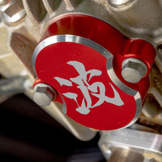 MACH TAPPET COVERS - RED - KLX110L