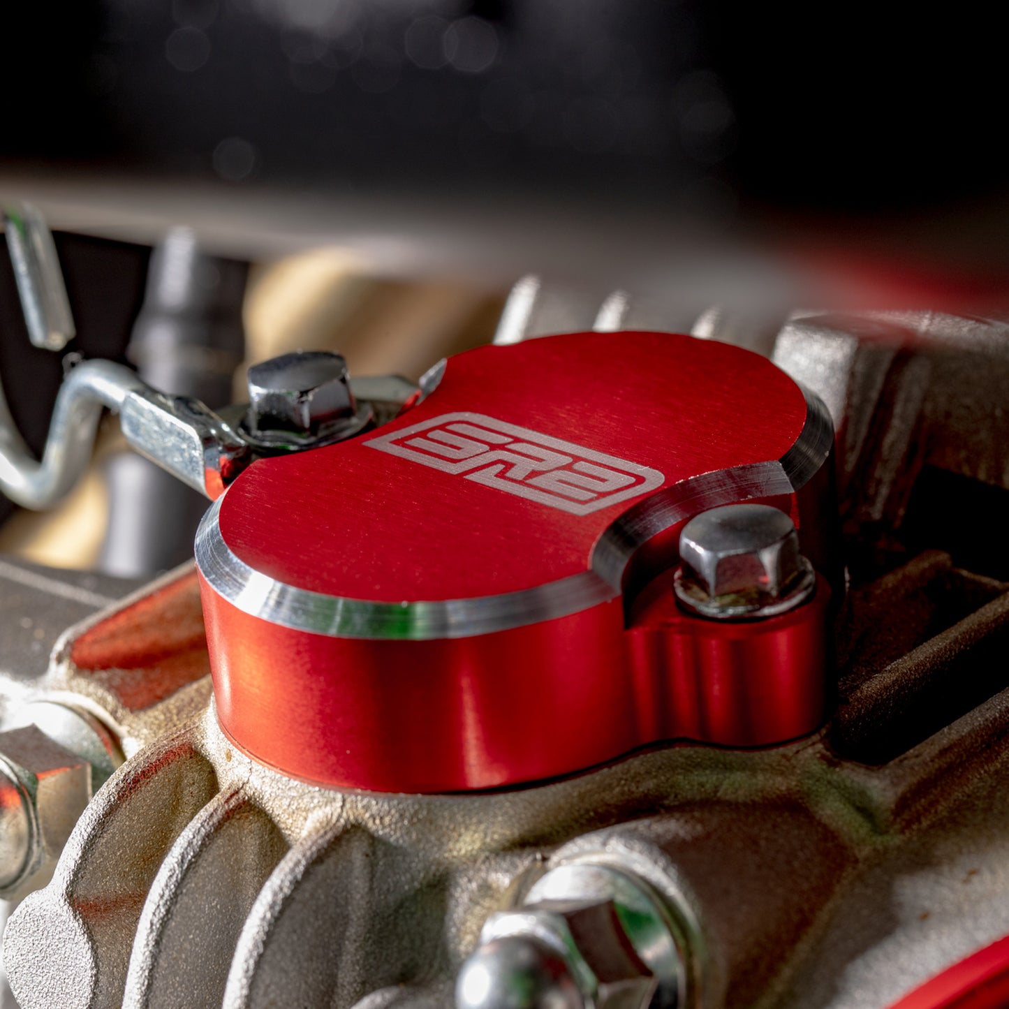 SR2 TAPPET COVERS - RED - KLX110L