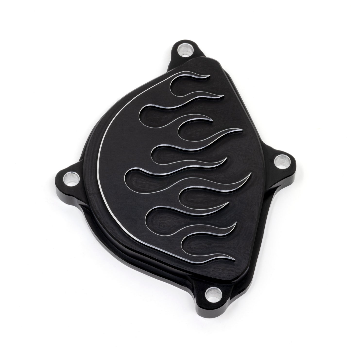 FLAMES CAM COVER - BLACK - KLX110L