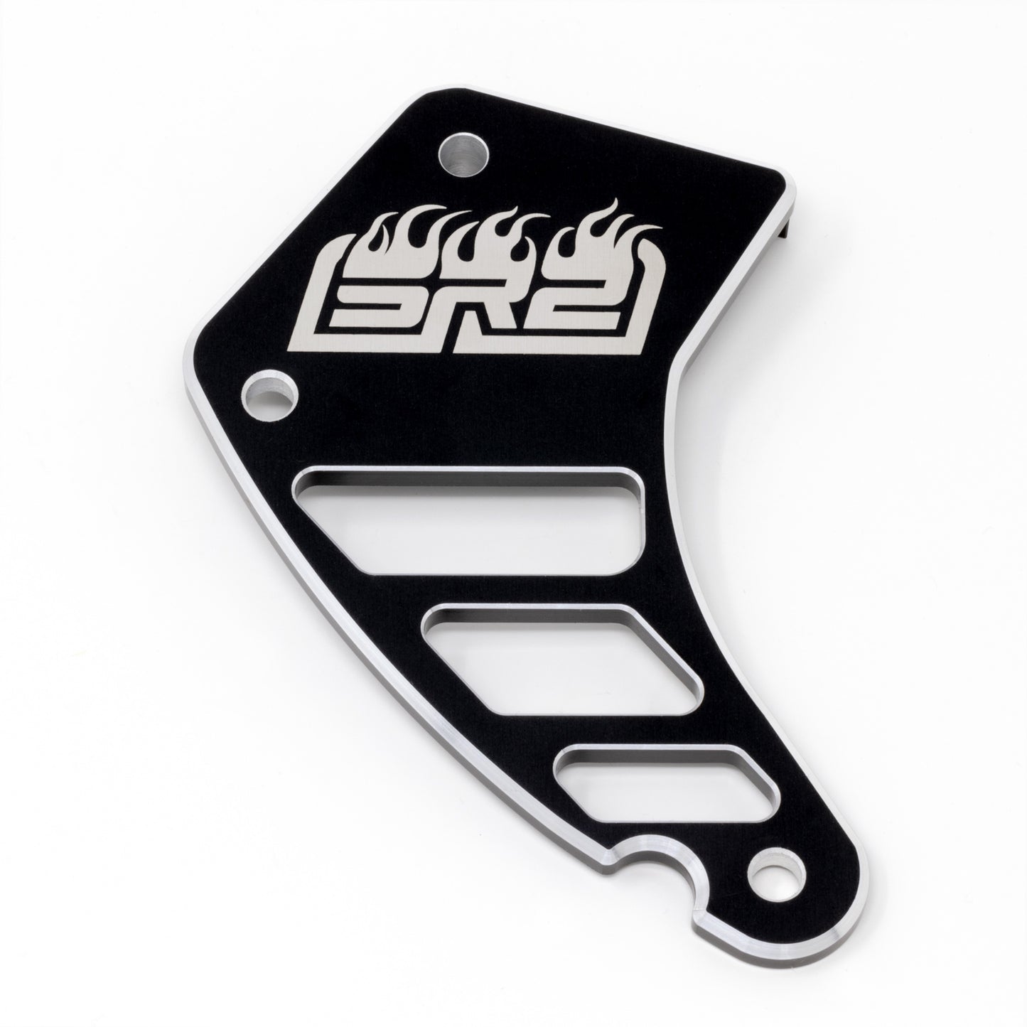 FLAMES SPROCKET GUARD - BLACK - KLX110L