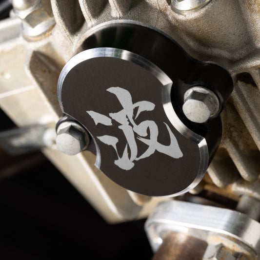 MACH TAPPET COVERS - BLACK - KLX110L