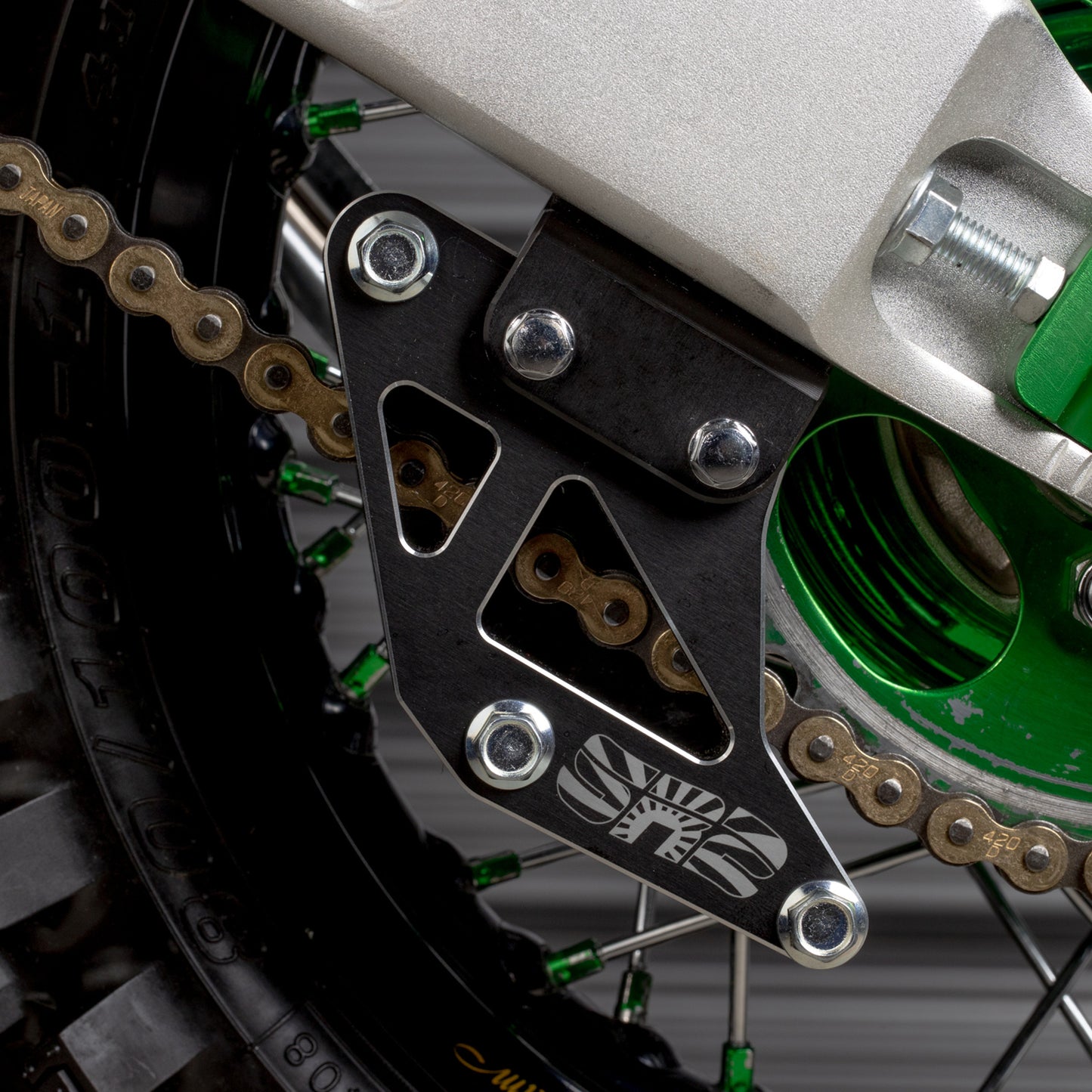 JDM CHAIN GUIDE - BLACK - KLX110L