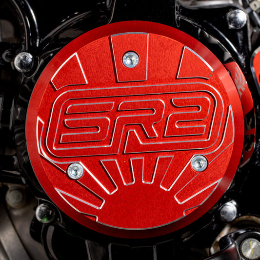 JDM ENGINE SIDE COVER - RED - KLX110L