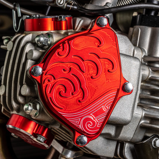 MACH CAM COVER - RED - KLX110L