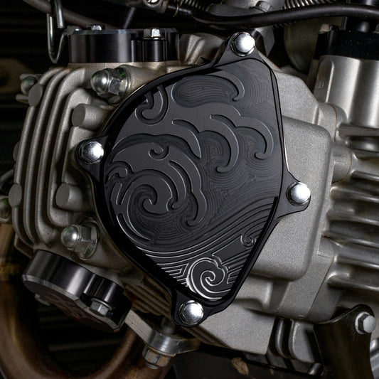 MACH CAM COVER - BLACK - KLX110L