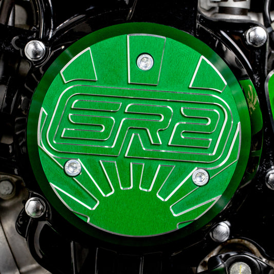 JDM ENGINE SIDE COVER - GREEN - KLX110L