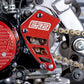 SR2 SPROCKET GUARD - RED - KLX110L