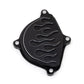 FLAMES CAM COVER - BLACK - KLX110L